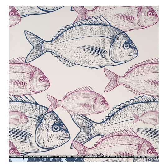 12" x 12" Fish Double-Sided Cardstock Paper by Recollections™